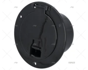 TAPA REGISTRO REDONDA GS NEGRA