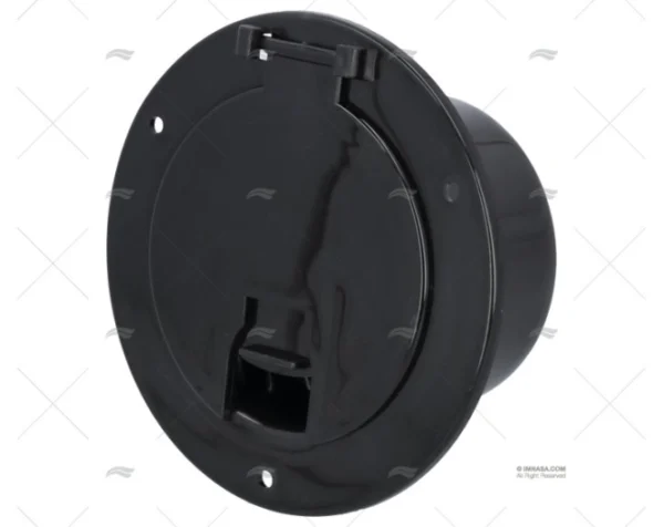 TAPA REGISTRO REDONDA GS NEGRA