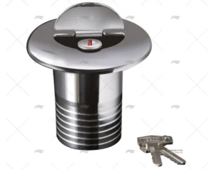 TAPON C/LLAVE LATON CROMADO FUEL 38mm