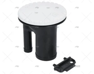 TAPON DE GAS 1-1/2" RECTO BLANCO PERKO