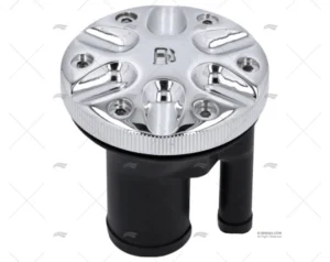 TAPON GAS VPR RECTO CROMADO VENTILADO 1" PERKO