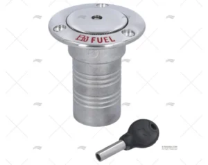 TAPON INOX SS 316 38mm FUEL C/LLAVE MARINE TOWN