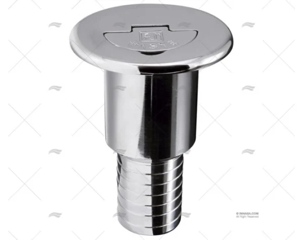 TAPON LARGO LATON CROMADO WASTE 38mm