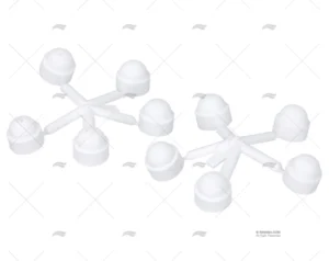 TAPON TAPA TORNILLO M8 BLANCO (PACK-10)