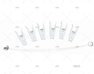 TENDEDERO A VENTOSA EN ABS 4m REGULABLE