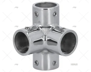 TERMINAL INOX P/PASAMANOS 4 SALIDAS 22mm