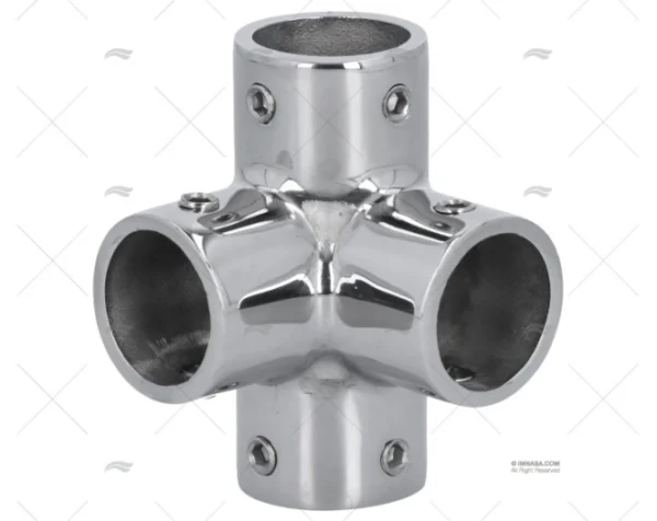 TERMINAL INOX P/PASAMANOS 4 SALIDAS 22mm