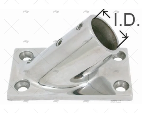 TINTERO RECTANGULAR INOX SS 316 45º US