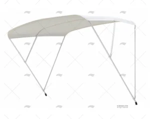 TOLDO 220-230x180x140 ALU BLANCO 3 ARCOS