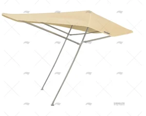 TOLDO ARIA 215mm TUBO INOX 25mm BEIGE TESSILMARE