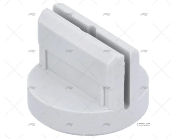 TOPE GUIA TENAX PVC GRIS 12mm LOXX