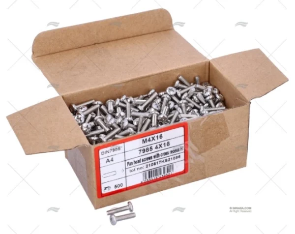 TORNILLO DIN7985 A4 4x16 (500)