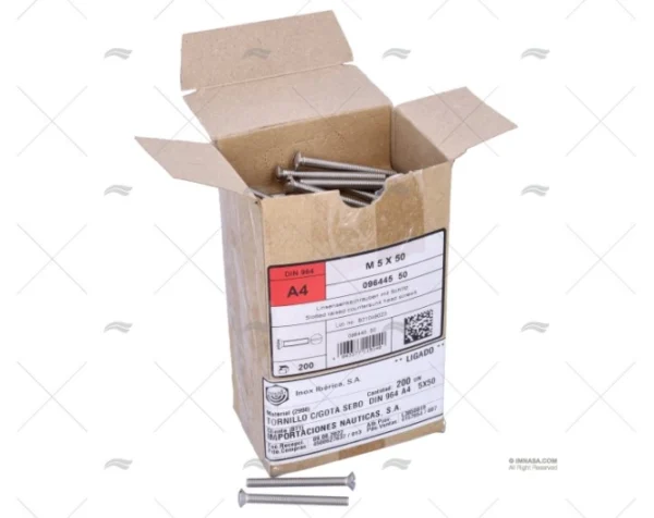 TORNILLO DIN964 A4 5x50 (200)