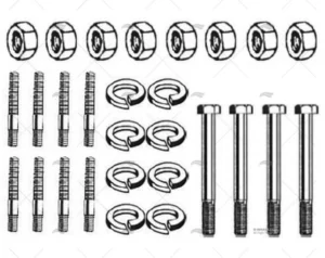 TORNILLOS Y TUERCAS COLECTOR MERC V8 FOR BARR MARINE