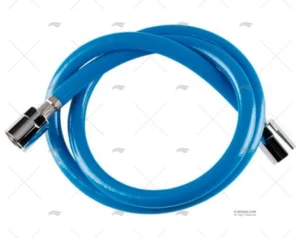 TUBO DUCHA 0,75m AZUL INOX G1/2"-G1/2"