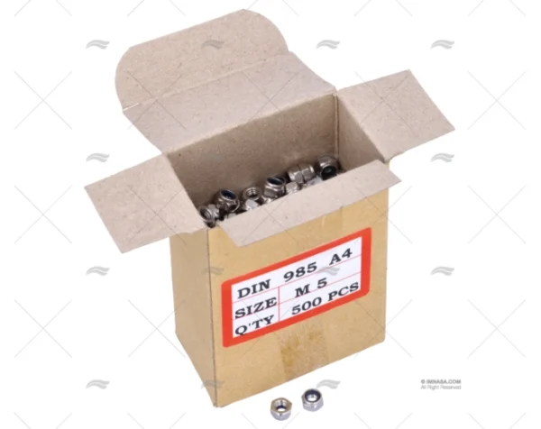 TUERCA AUTOBLOC DIN985 A4 M5 (500)