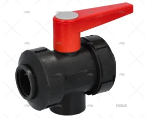 VALVULA 3 VIAS DOBLE UNION BSP PPG 1" RANDEX IBERICA