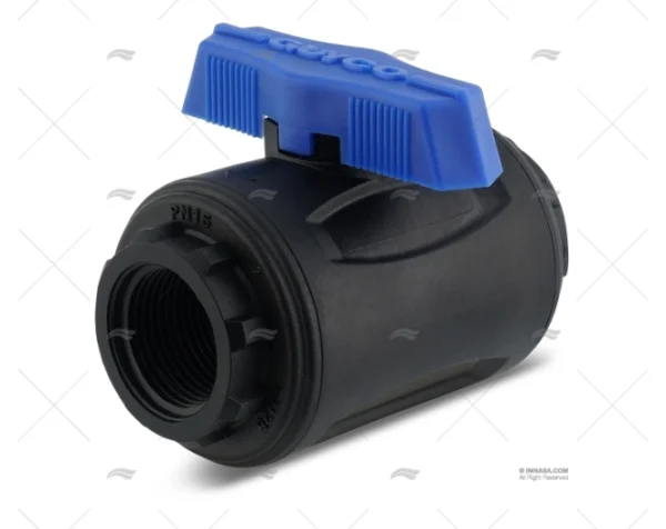 VALVULA DE BOLA 2 VIAS NYLON 1" NORMA