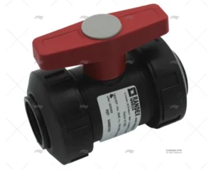 VALVULA DE BOLA DOBLE UNION BSP PPG 1" RANDEX IBERICA