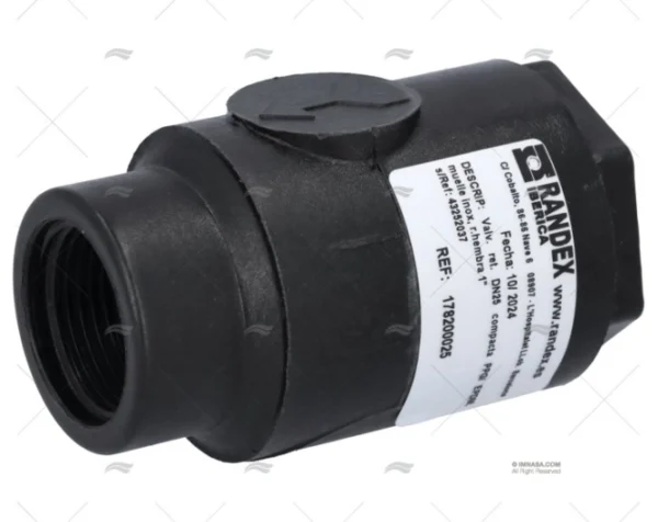 VALVULA DE RETENCION BSP PPG 1" RANDEX IBERICA