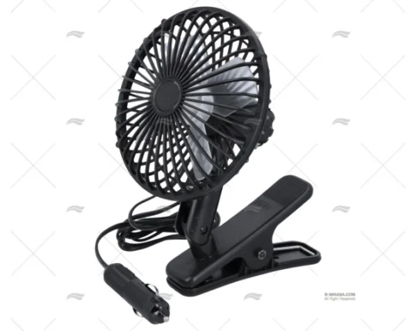 VENTILADOR NEGRO 12V