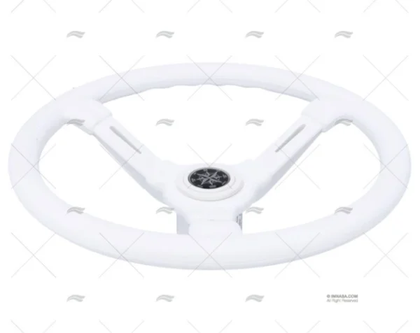 VOLANTE 350mm RIVIERA BLANCO P FIJA VOLANTI LUISI