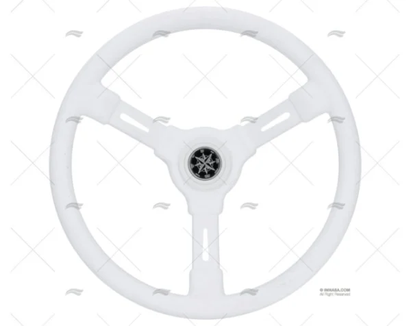 VOLANTE 350mm RIVIERA BLANCO P FIJA VOLANTI LUISI