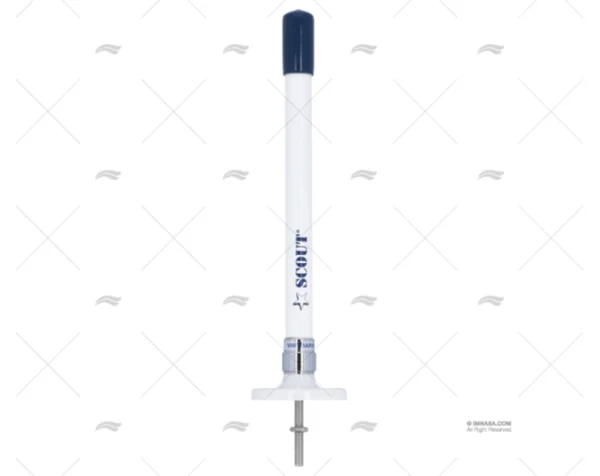 ANTENA VHF 0.22MT 1dB C/BASE FIJA SCOUT SCOUT