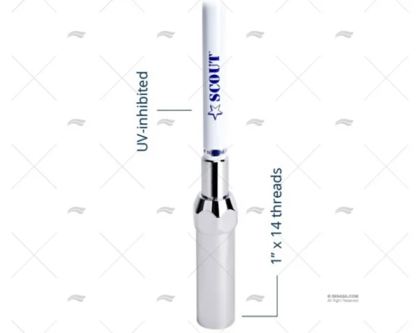 ANTENA VHF 1.50MT 3dB FAST FIT SCOUT SCOUT
