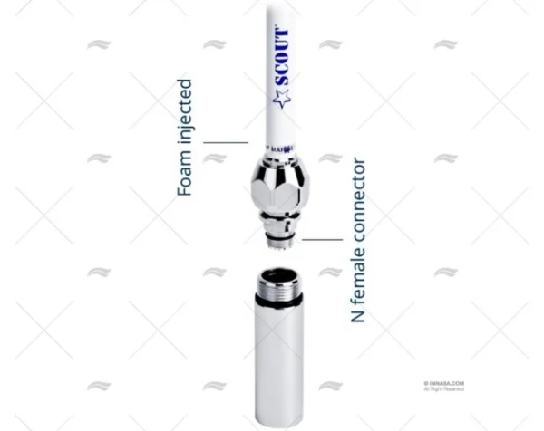 ANTENA VHF 1.50MT 3dB FAST FIT SCOUT SCOUT