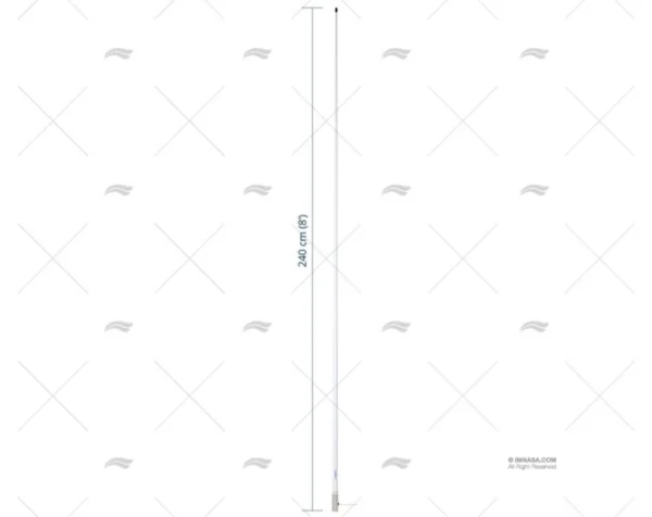 ANTENA VHF 2.40MT 6dB SCOUT SCOUT