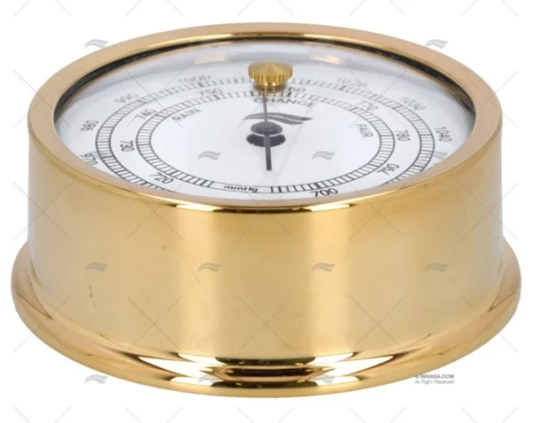BAROMETRO DORADO 95mm DIAL 70mm AUTONAUTIC INSTRUMENTAL