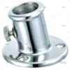 BASE ASTA BANDERA INOX SS 316 25mm