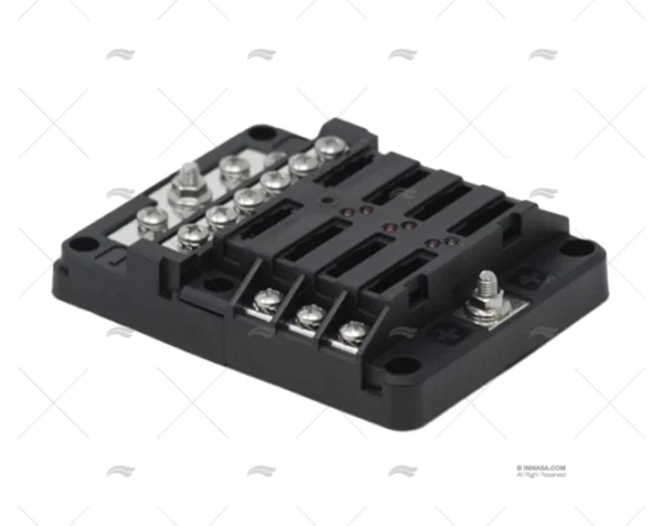 BLOQUE DE FUSIBLES 6 CIRCUITOS GND EGIS