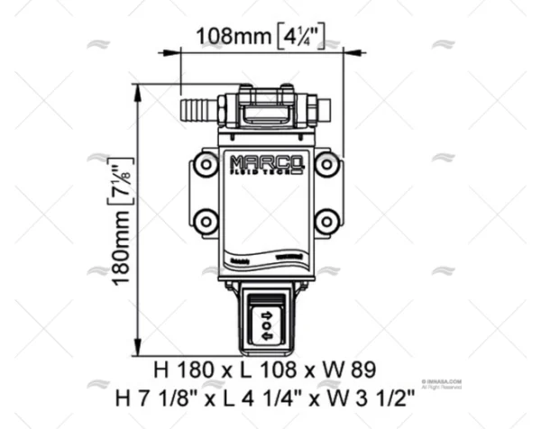 BOMBA ACEITE 24V C/INTERRUPTOR MARCO