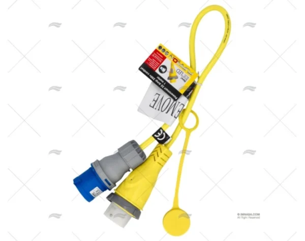 CABLE 1m AMARILLO 32A MACHO/HEMBRA