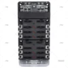CAJA PORTA FUSIBLES 12P + BUSBAR CONEX.