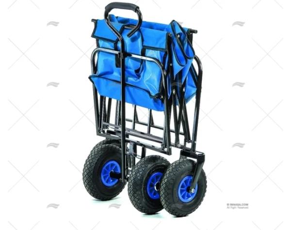CARRITO PLEGABLE AZUL 116x54x90Cm IMNASA