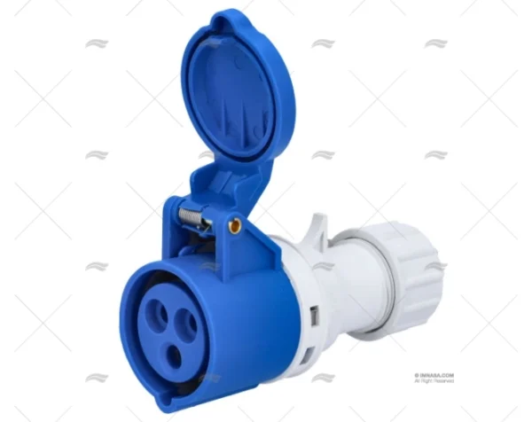 CLAVIJA ELEC. HEMBRA 230V 16A 3P 6h IP44