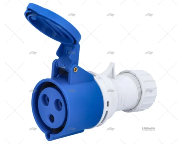 CLAVIJA ELEC. HEMBRA 230V 32A 3P 6h IP44