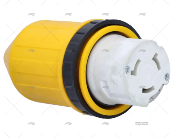 CLAVIJA ELECTRICA. HEMBRA 50A C/CAPUCHON IMNASA