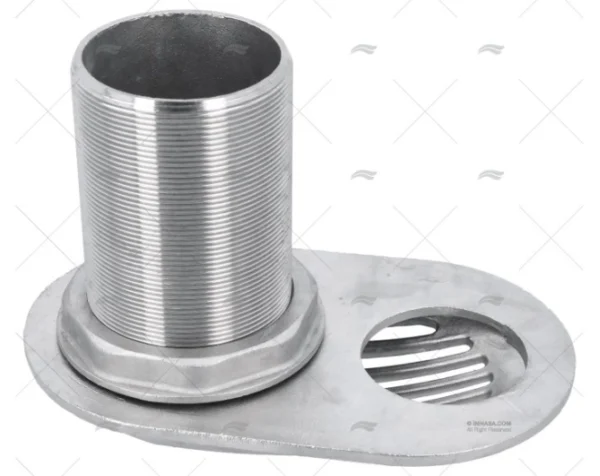 CONCHA TOMA AGUA INOX 3"