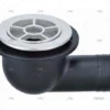 DESAGUE CODO 38mm PVC/INOX 316 ANTIRETO MARINE TOWN