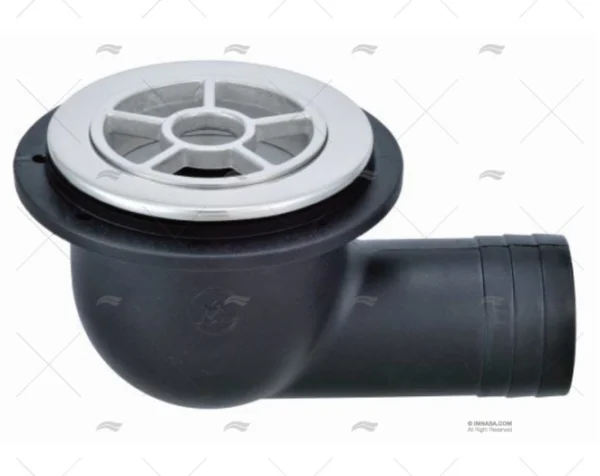 DESAGUE CODO 38mm PVC/INOX 316 ANTIRETO MARINE TOWN