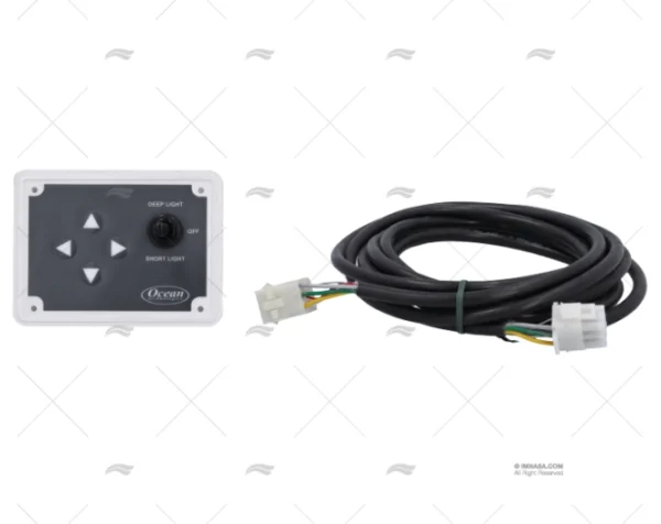 FARO PIRATA 12V CON PANEL 225mm