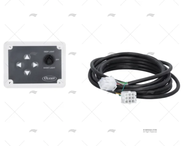 FARO PIRATA 24V CON PANEL 225mm