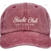 GORRA VINTAGE ROJA YACHT CLUB