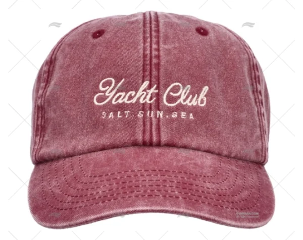 GORRA VINTAGE ROJA YACHT CLUB