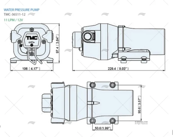 GRUPO DE PRESION 11LPM 12V