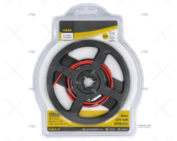 TIRA CINTA 60LED 100cm BLANCO 12V